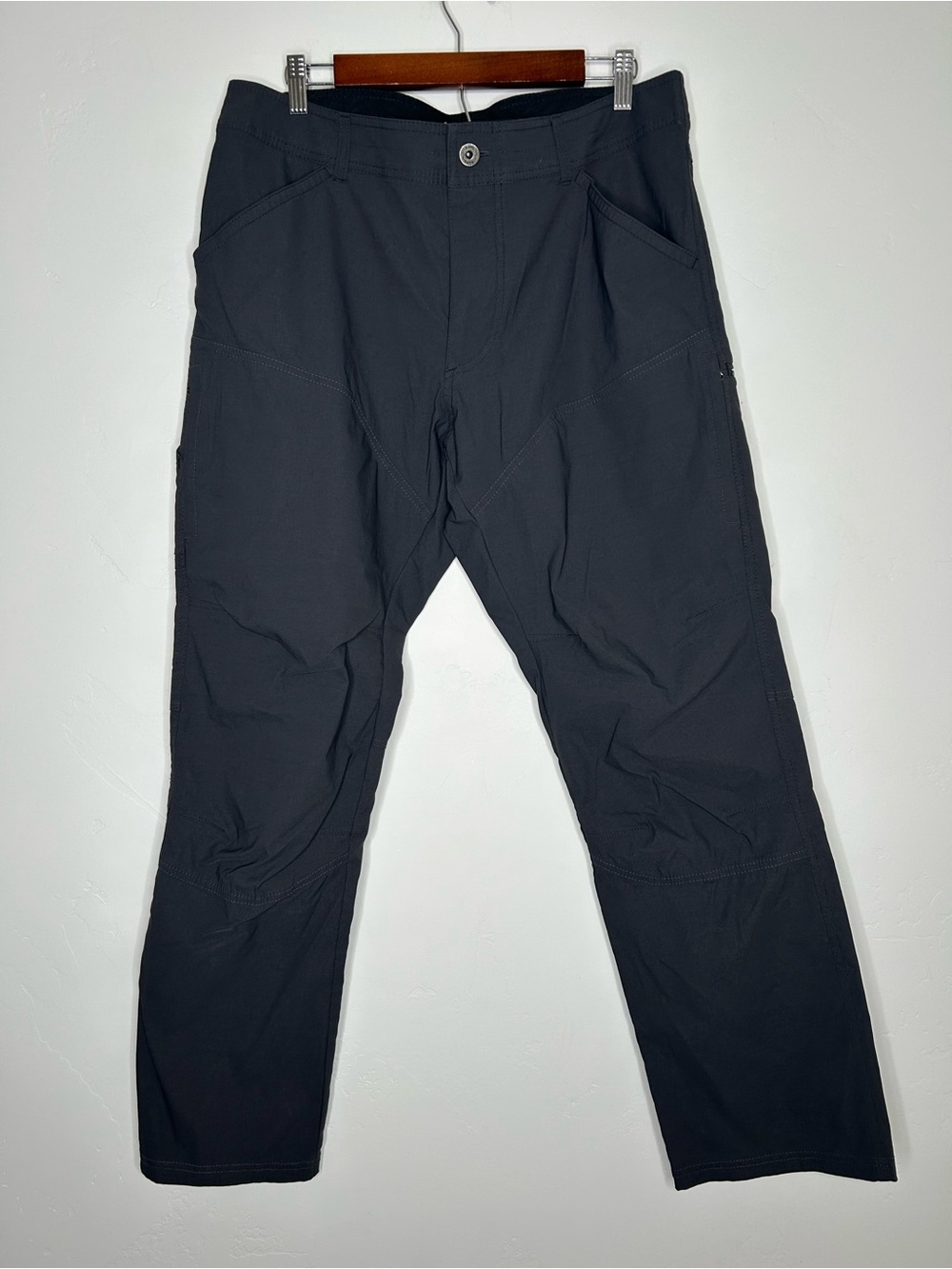 Kuhl Renegade Rock Pant Dark Gray Water Resistant Performance Pants Size 35x30